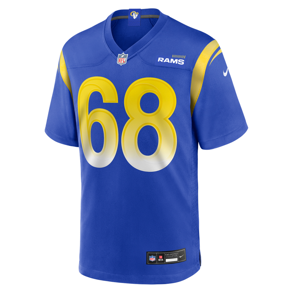 Los Angeles Rams David Quessenberry Royal Team Game Jersey