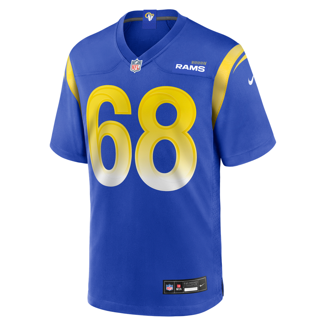 Los Angeles Rams David Quessenberry Royal Team Game Jersey