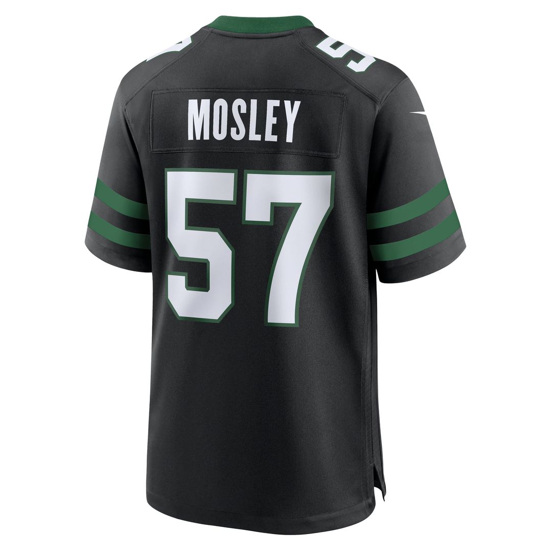 New York Jets C.J. Mosley Legacy Black Alternate Game Jersey
