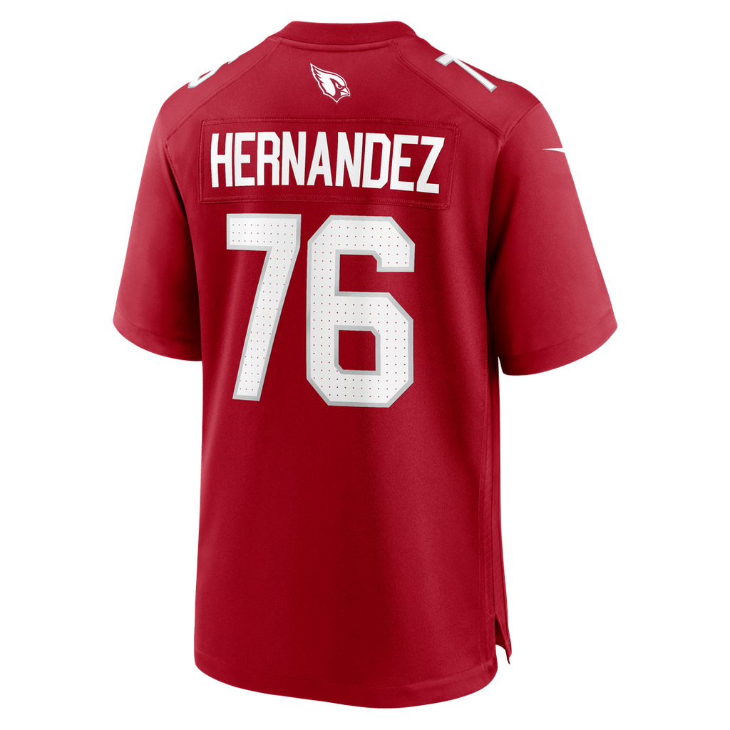 Arizona Cardinals Will Hernandez Cardinal Team Game Jersey