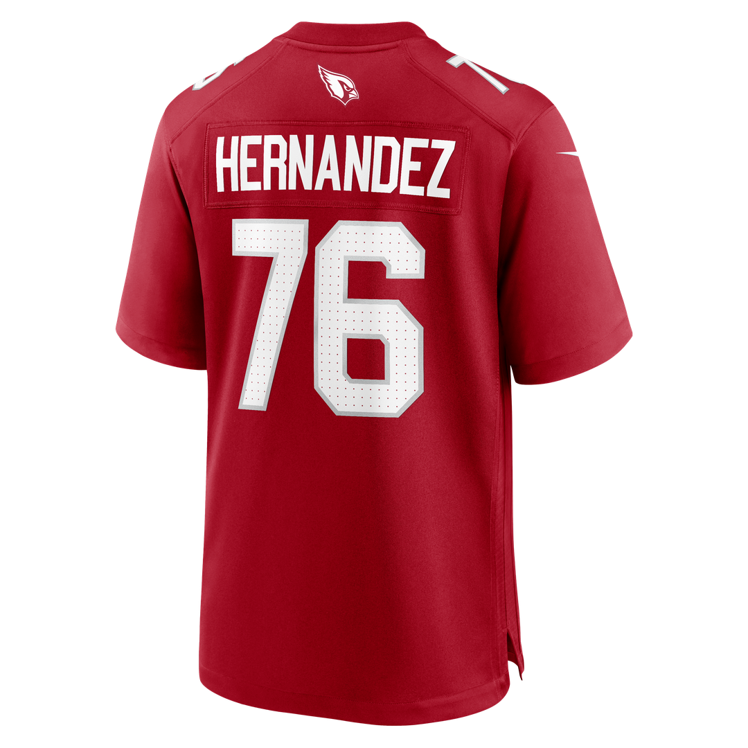 Arizona Cardinals Will Hernandez Cardinal Team Game Jersey