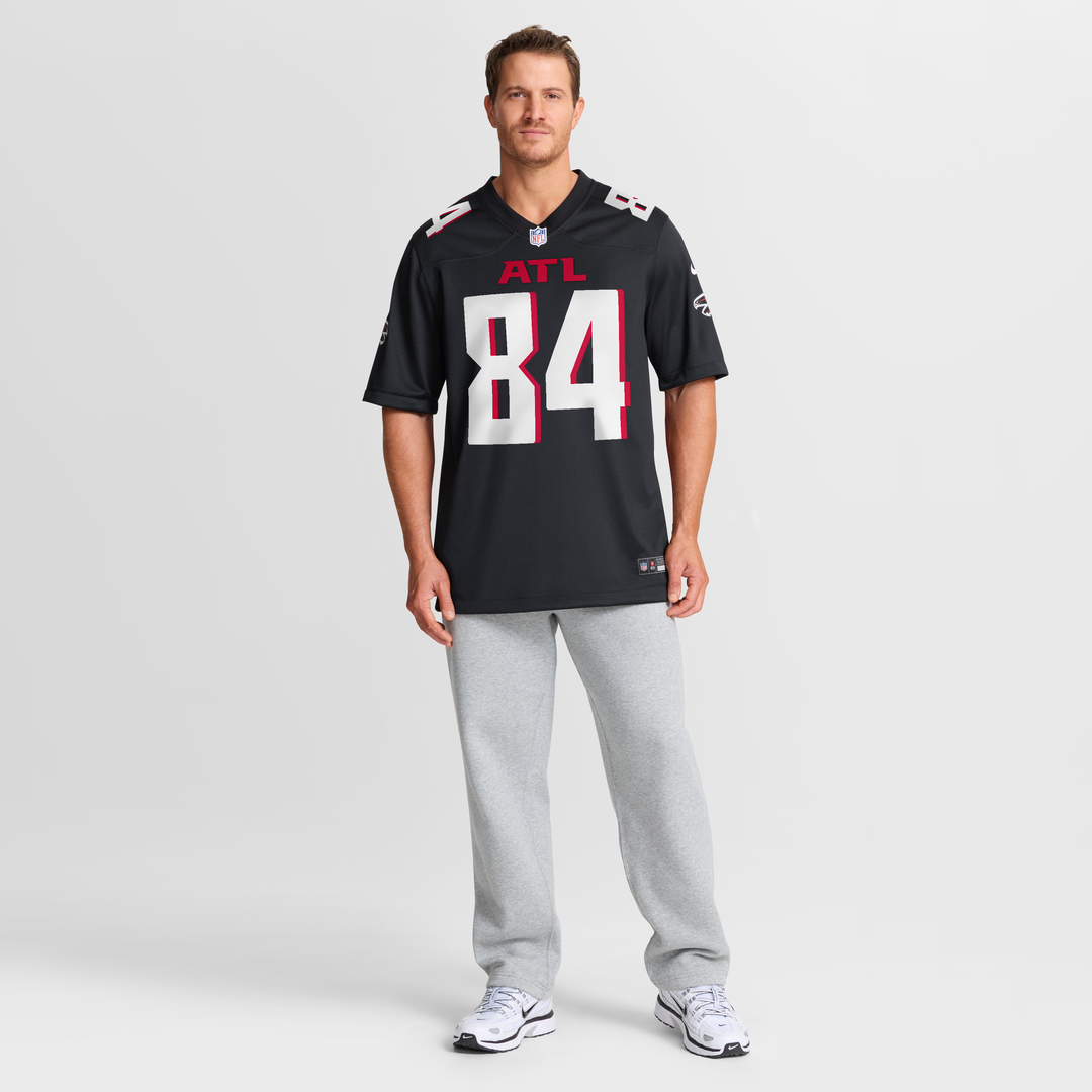 Atlanta Falcons Alfred Jenkins Black Game Retired Player Jersey