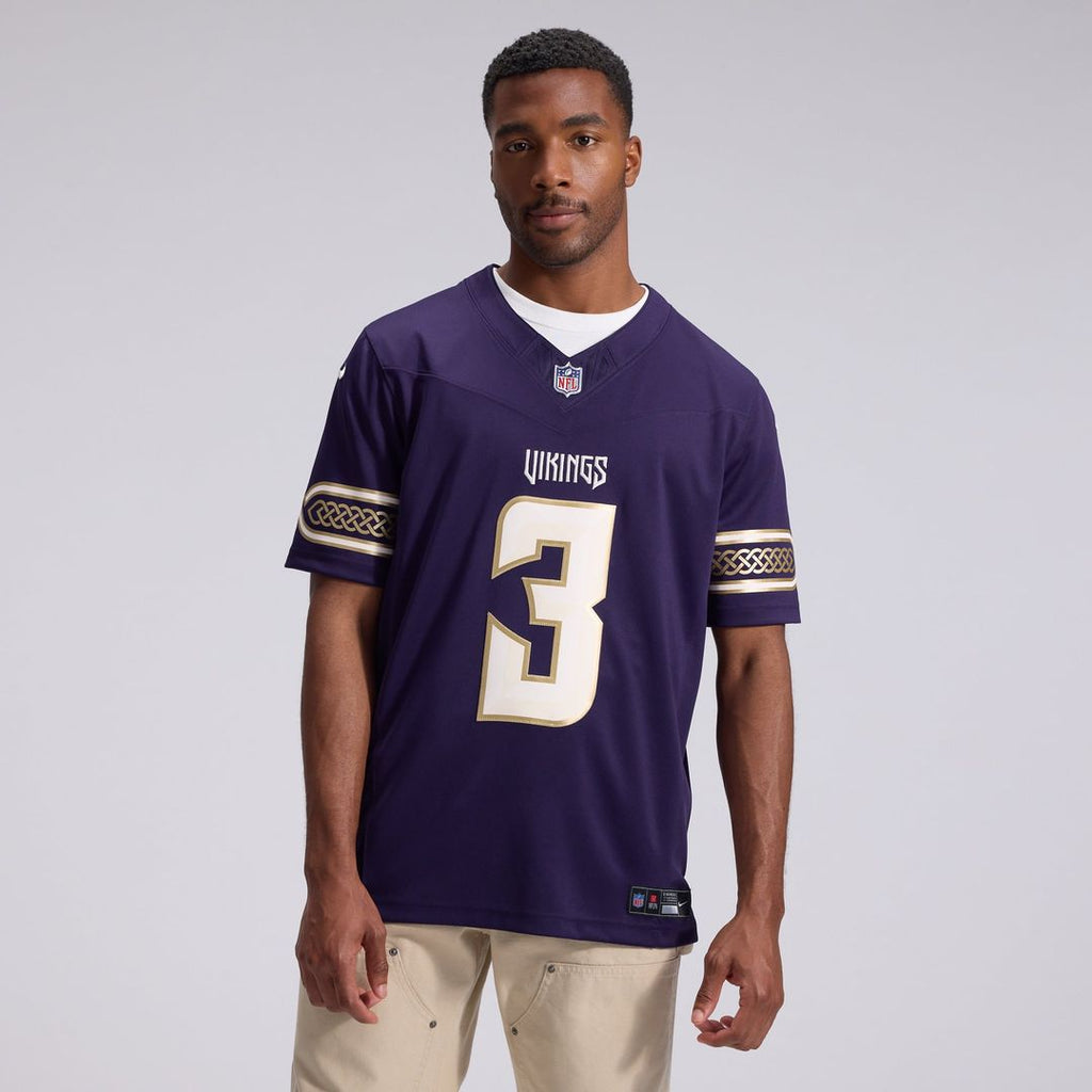 Minnesota Vikings Jordan Addison Purple 2026 Rivalries Collection Stitched Limited Jersey