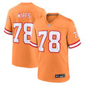 Tampa Bay Buccaneers Tristan Wirfs Orange Alternate Game Jersey