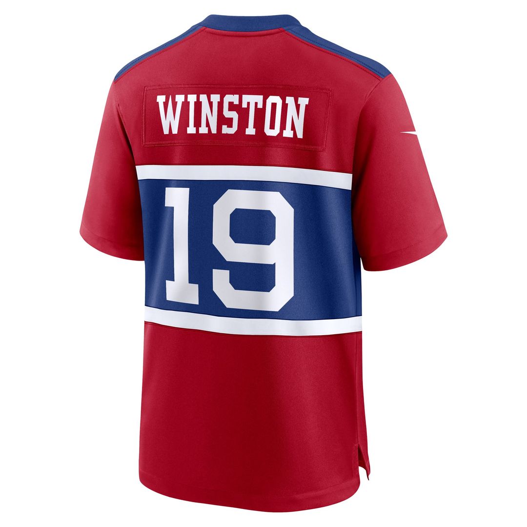 New York Giants Jameis Winston White Game Jersey