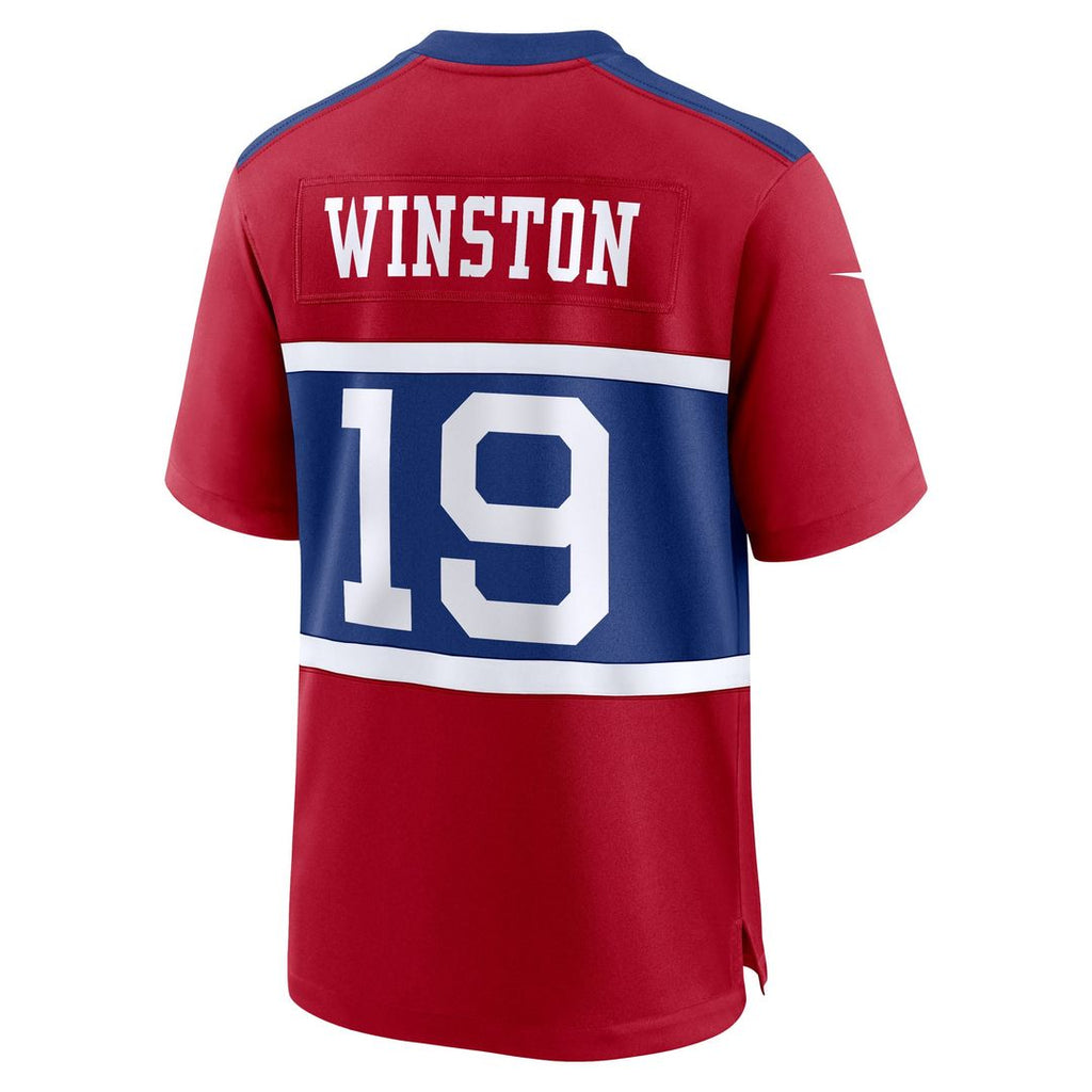 New York Giants Jameis Winston Royal Team Game Jersey