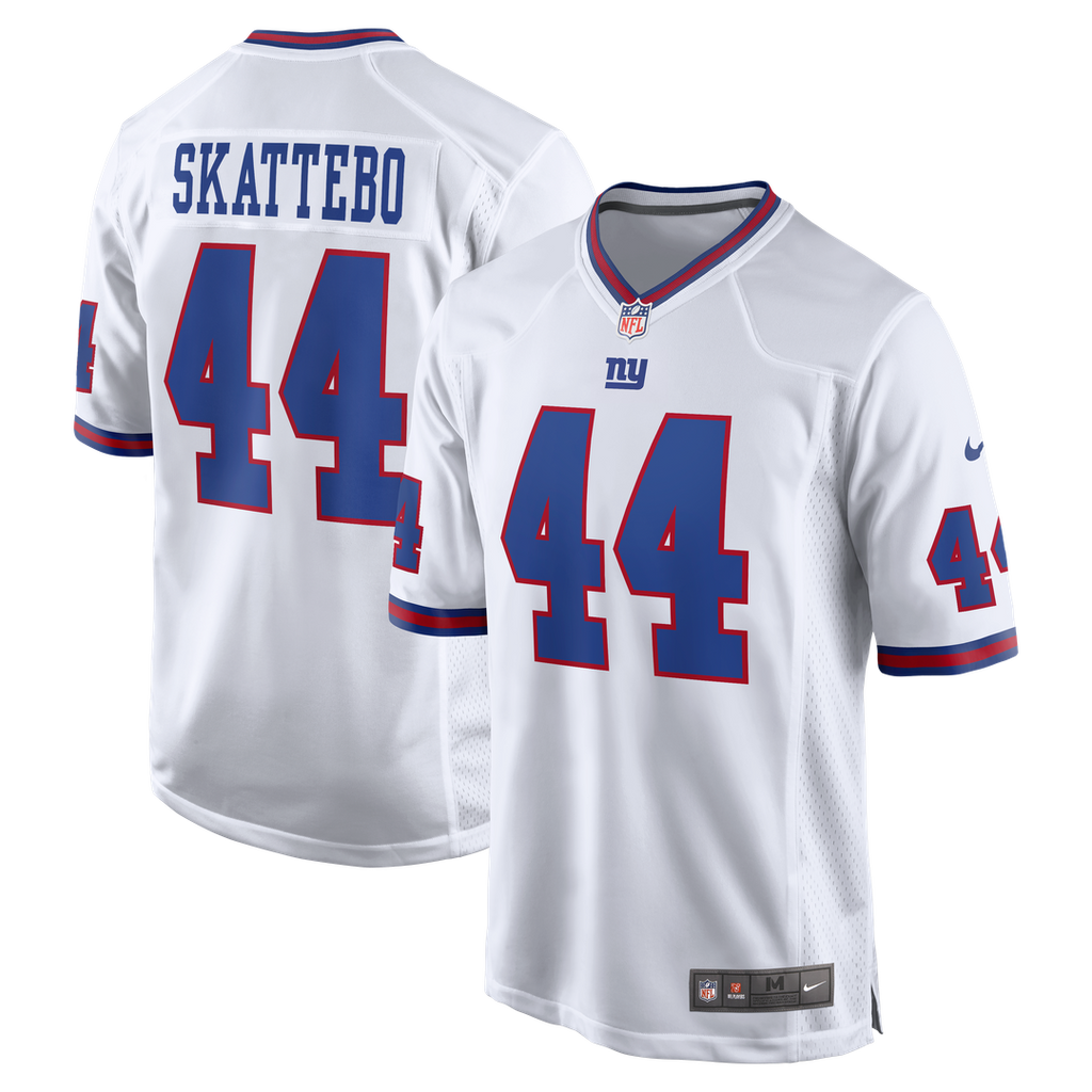 New York Giants Cam Skattebo White Alternate Vintage White Game Jersey