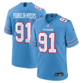 Tennessee Titans John Franklin-Myers Light Blue Team Game Jersey