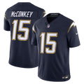Los Angeles Chargers Ladd McConkey Navy Alternate Super Chargers Vapor F.U.S.E. Stitched Limited Jersey