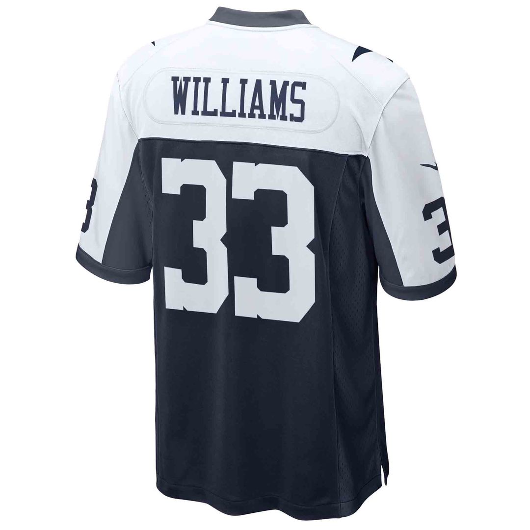 Dallas Cowboys Javonte Williams Navy Alternate Game Jersey