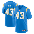 Los Angeles Chargers Troy Dye Powder Blue Game Jersey