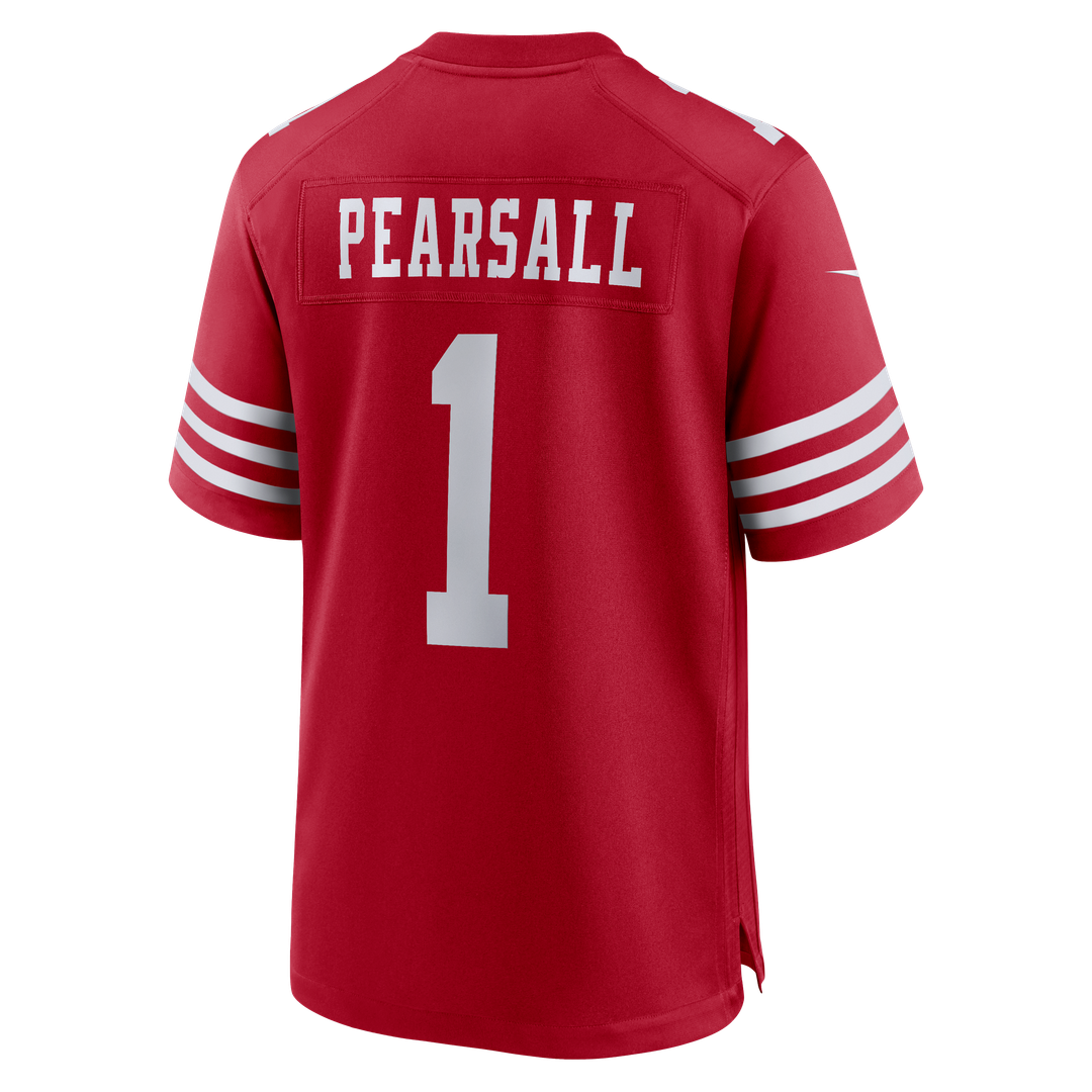 San Francisco 49ers Ricky Pearsall Scarlet Team Game Jersey
