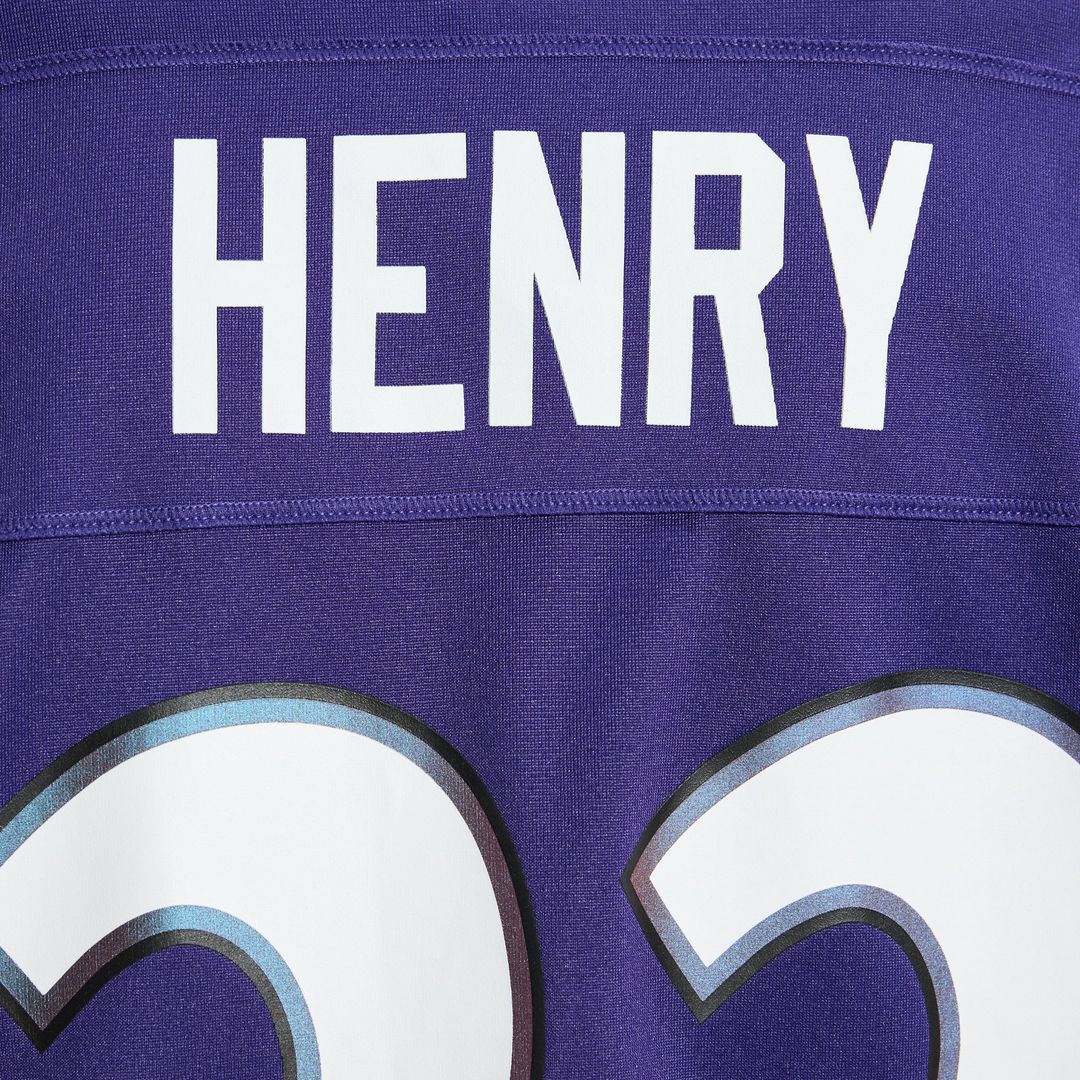 Baltimore Ravens Derrick Henry Purple Team Game Jersey