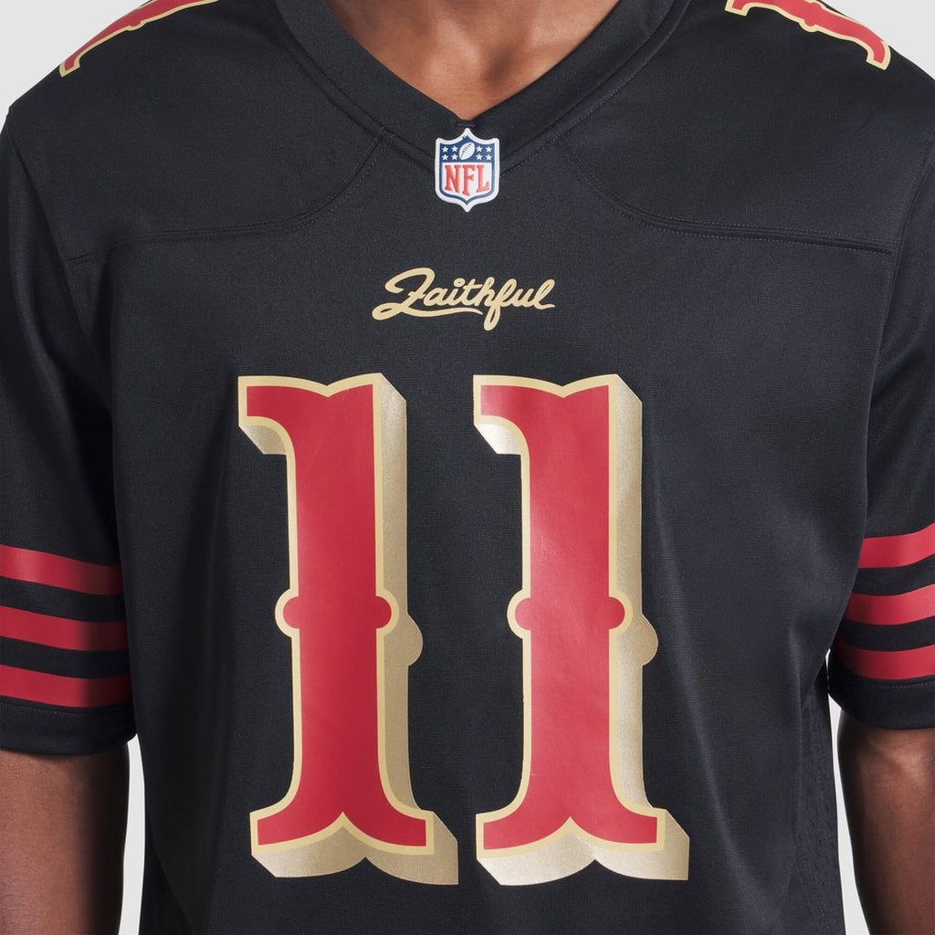 San Francisco 49ers Brandon Aiyuk Black Rivalries Collection Game Jersey