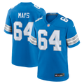Detroit Lions Cade Mays Blue Team Game Jersey