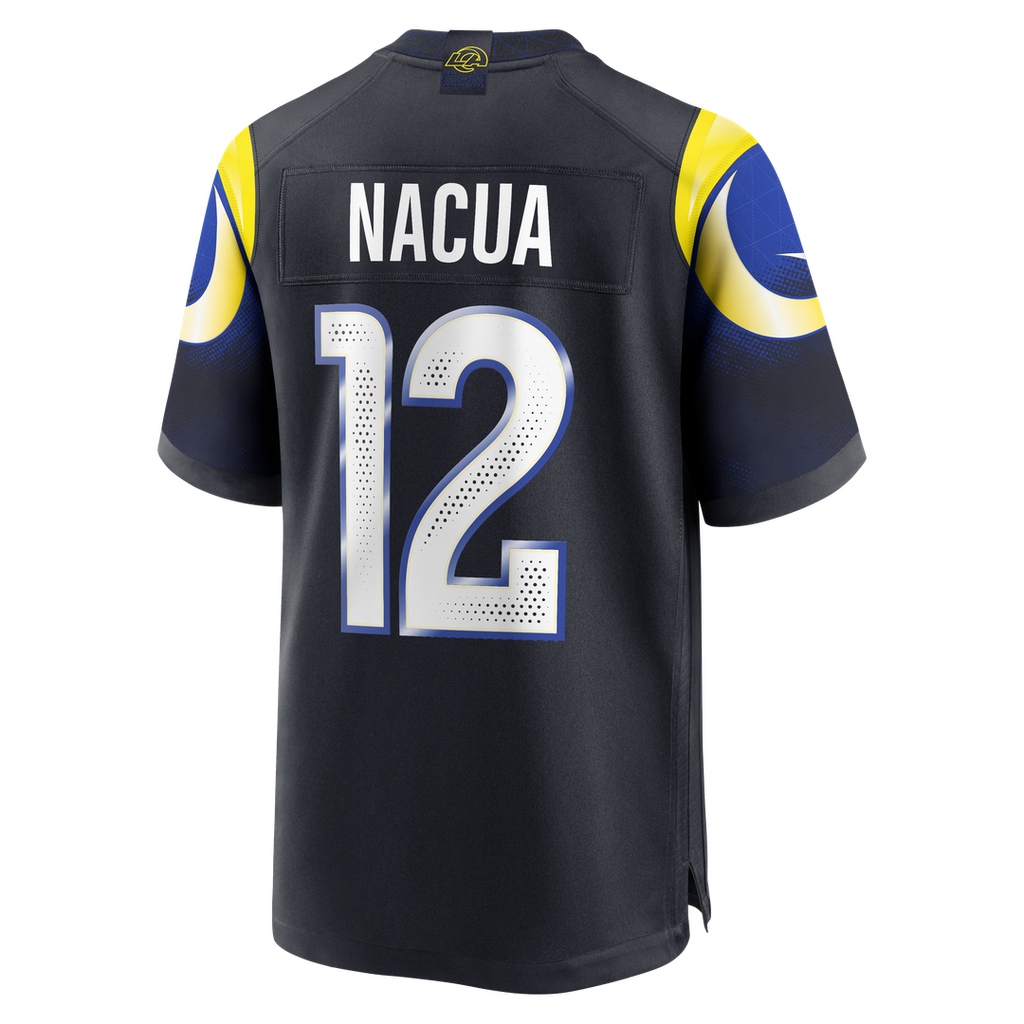 Los Angeles Rams Puka Nacua Dark Blue Rivalries Collection Game Jersey