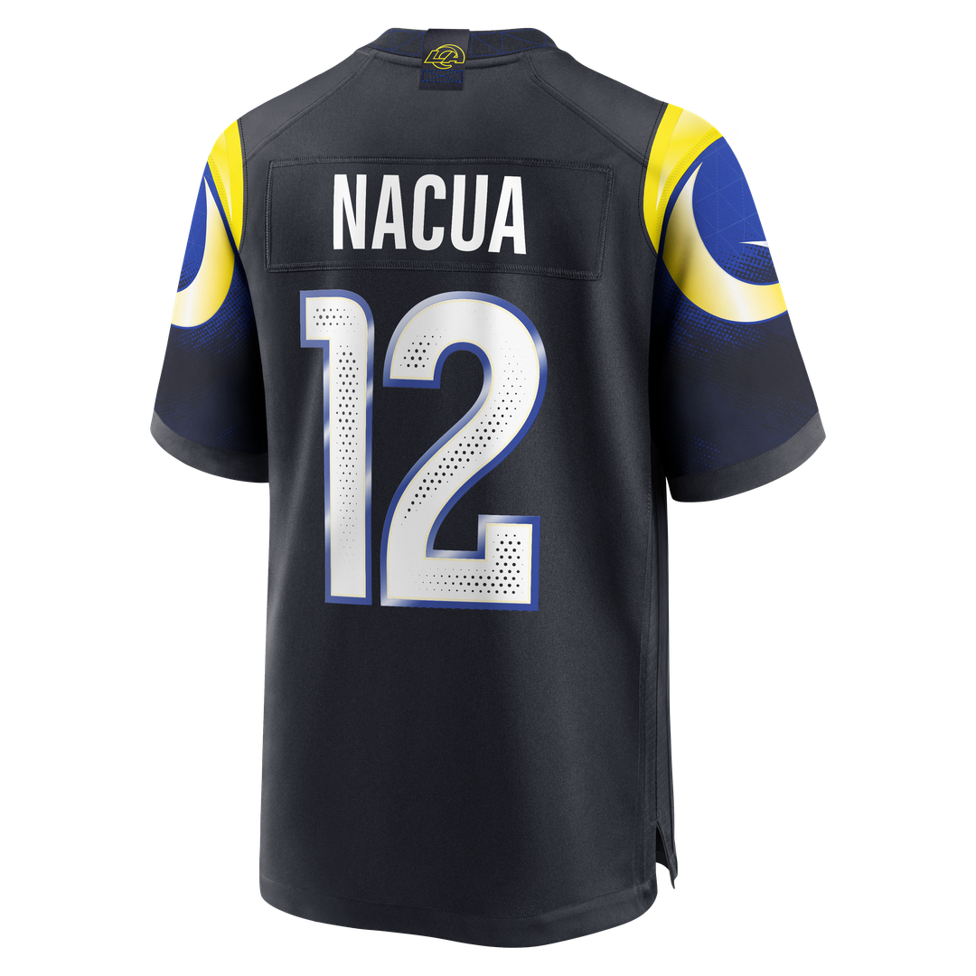 Los Angeles Rams Puka Nacua Dark Blue Rivalries Collection Game Jersey