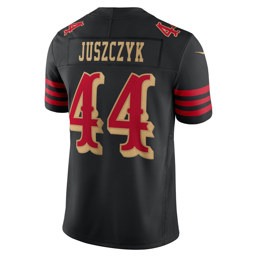 San Francisco 49ers Kyle Juszczyk Black Rivalries Collection Stitched Limited Jersey