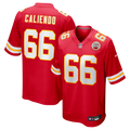 Kansas City Chiefs Mike Caliendo Red Game Player Jersey
