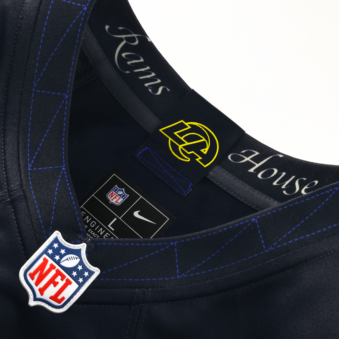 Los Angeles Rams Puka Nacua Dark Blue Rivalries Collection Game Jersey