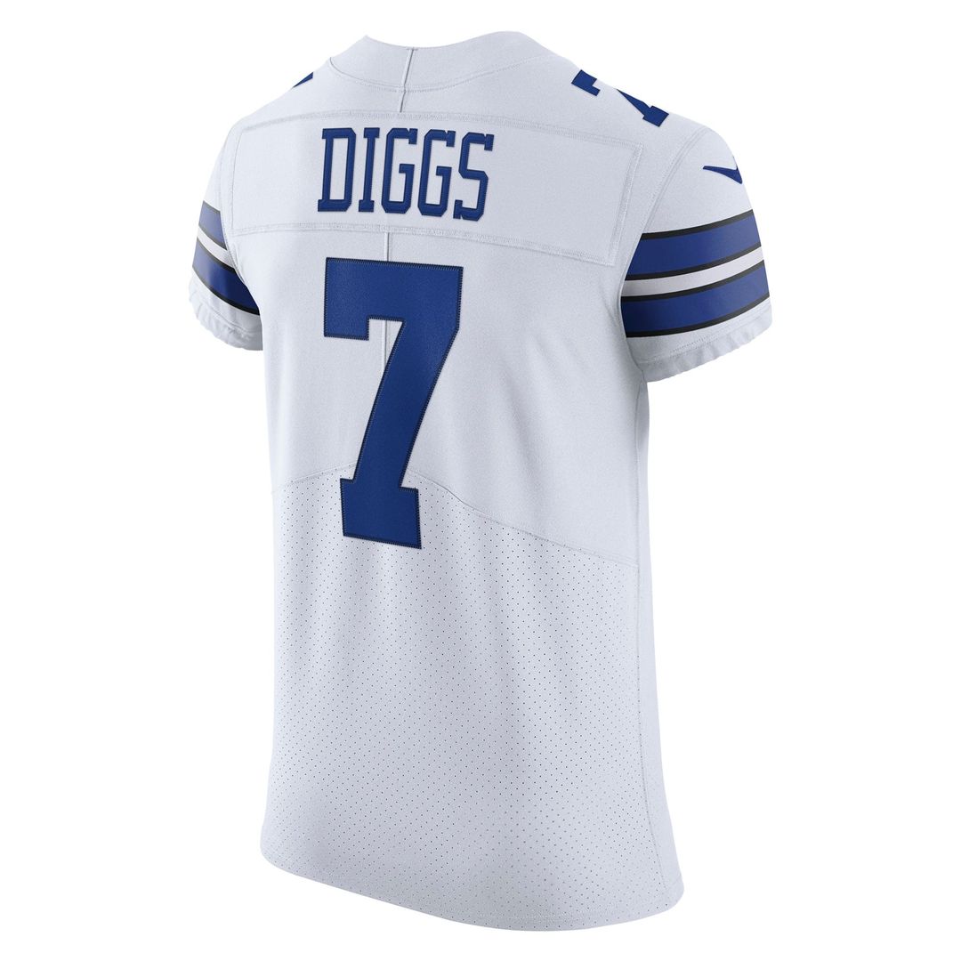 Dallas Cowboys Trevon Diggs White Vapor Elite Jersey