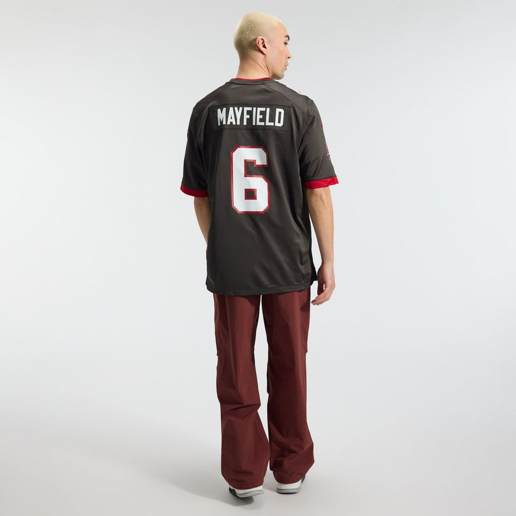 Tampa Bay Buccaneers Baker Mayfield Pewter Alternate Game Player Jersey