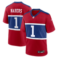 New York Giants Malik Nabers Century Red Alternate Game Jersey