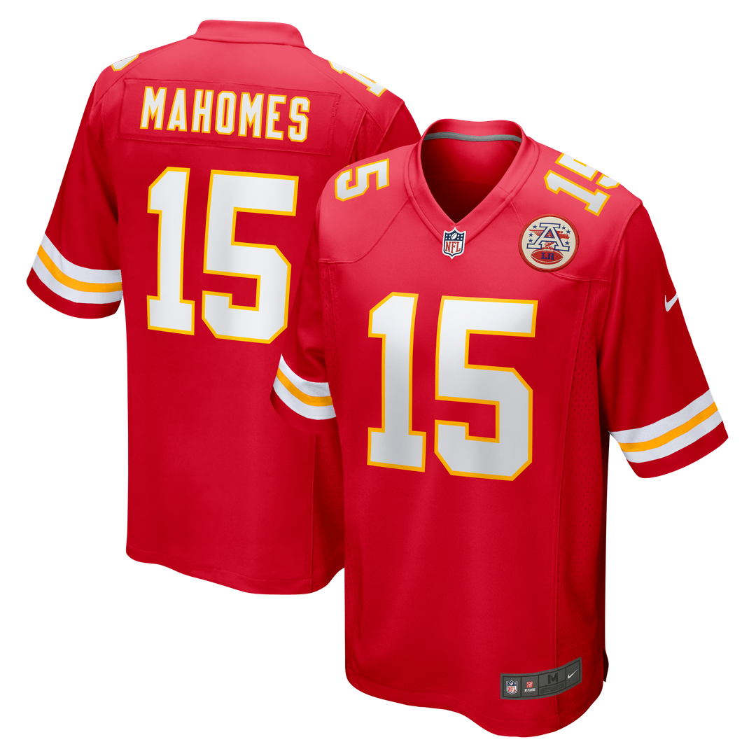 Kansas City Chiefs Patrick Mahomes Red Game Jersey