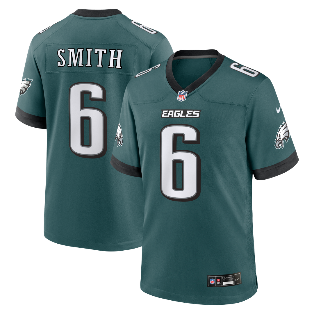 Philadelphia Eagles DeVonta Smith White Game Jersey