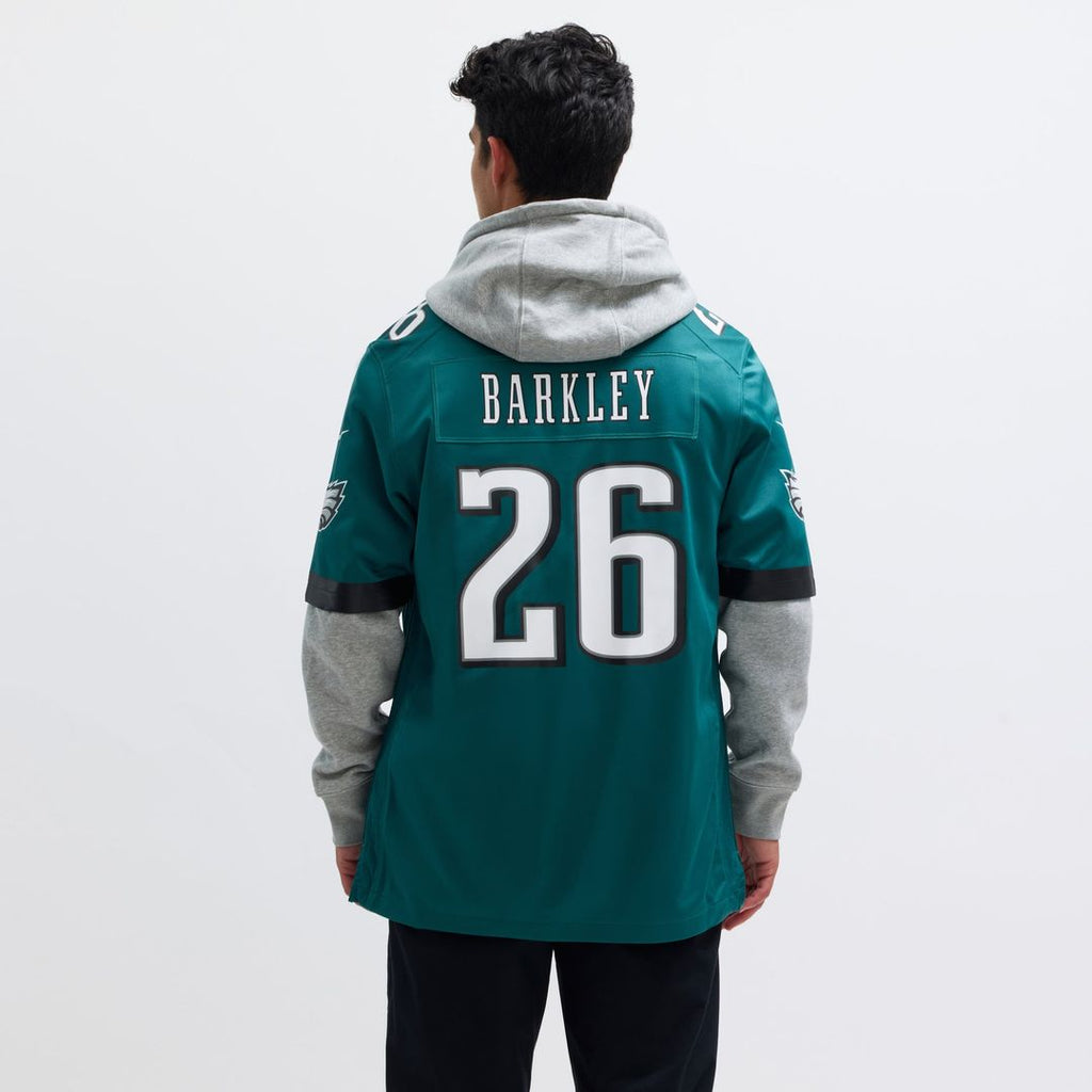 Philadelphia Eagles Saquon Barkley Black Alternate Game Jersey