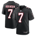 Atlanta Falcons Bijan Robinson Black Throwback Game Jersey