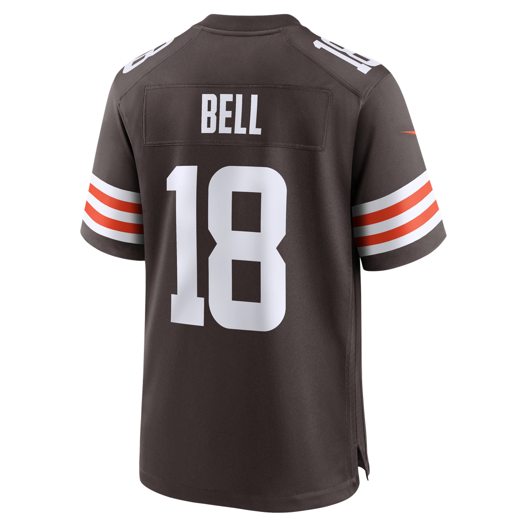 Cleveland Browns David Bell Brown Game Jersey