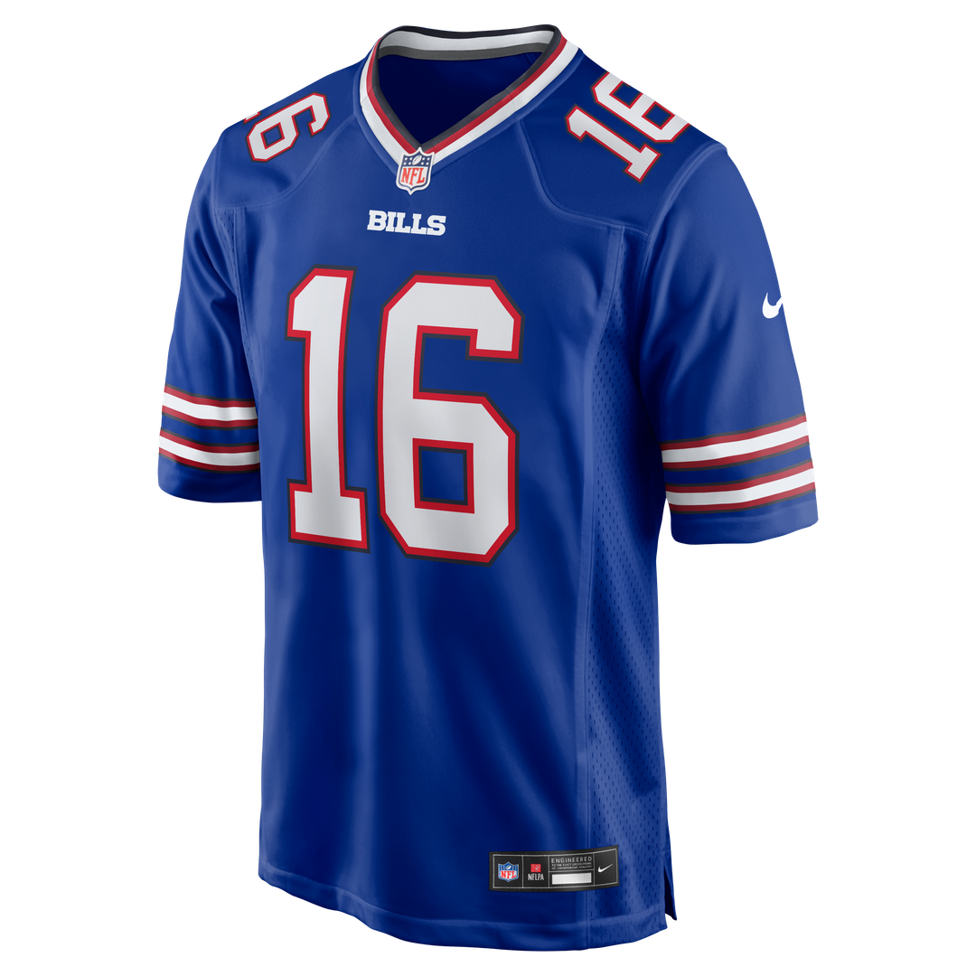 Buffalo Bills Tyler Bass Royal Team Game Jersey