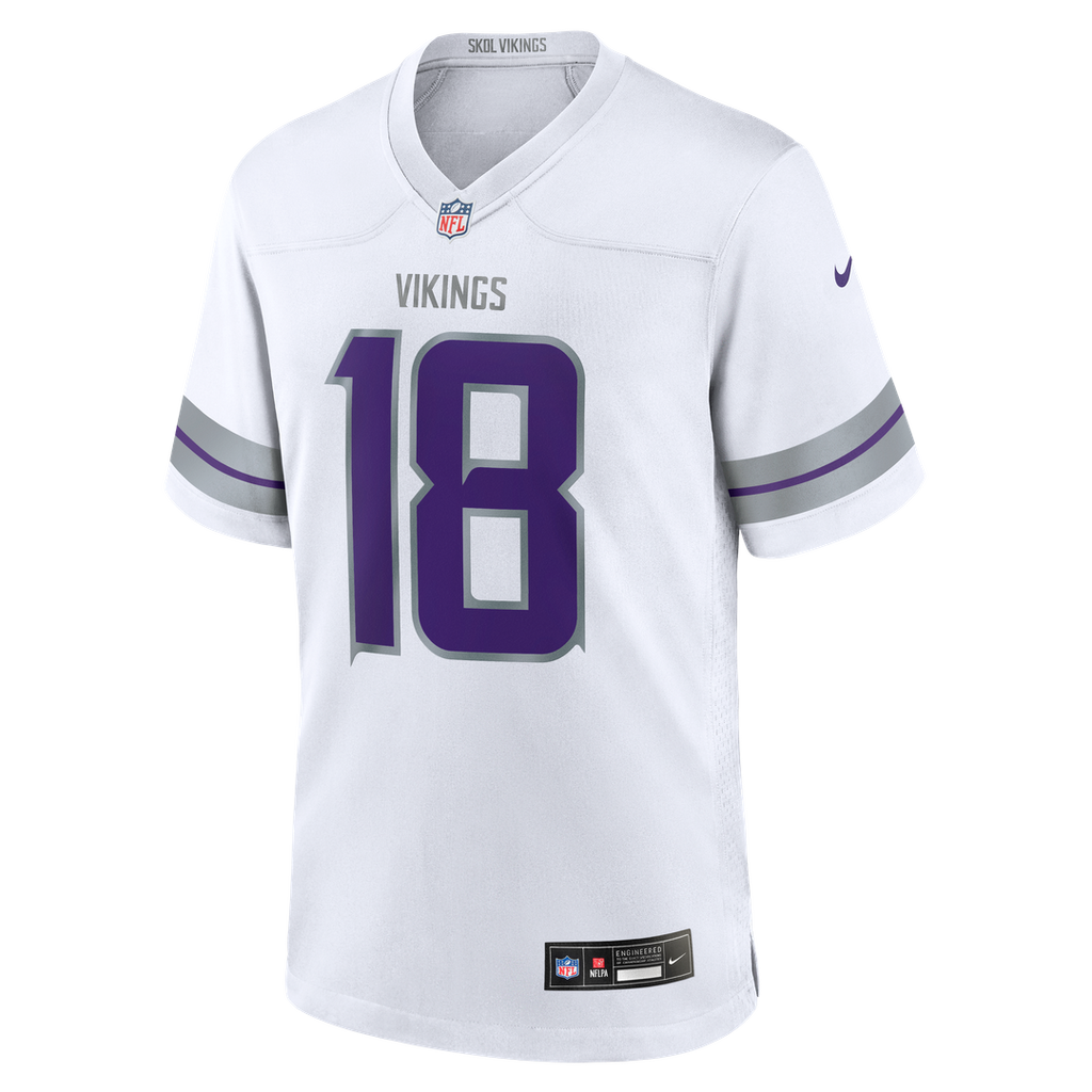Minnesota Vikings Justin Jefferson Purple Classic Player Game Jersey