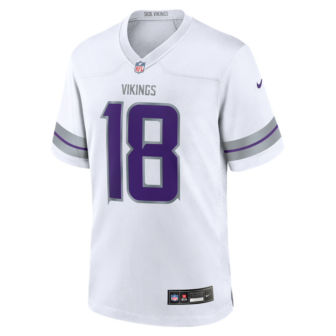 Minnesota Vikings Justin Jefferson Purple Classic Player Game Jersey