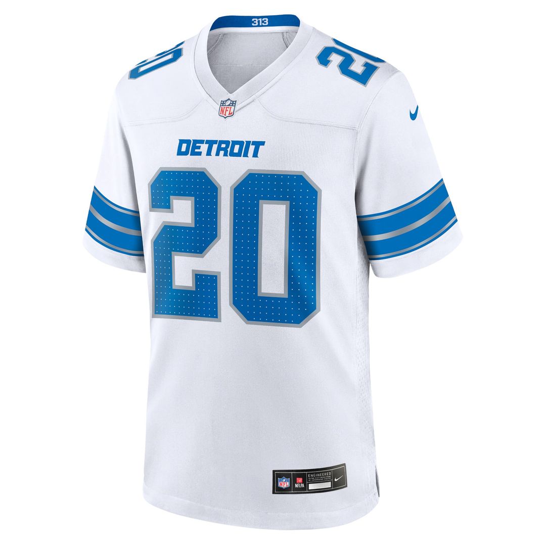 Detroit Lions Barry Sanders Blue Retired Player Game Jersey