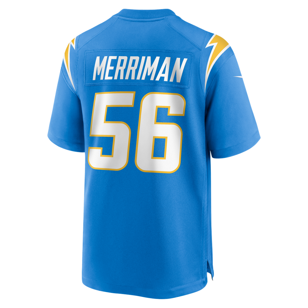 Los Angeles Chargers Shawne Merriman Powder Blue Game Retired Player Jersey