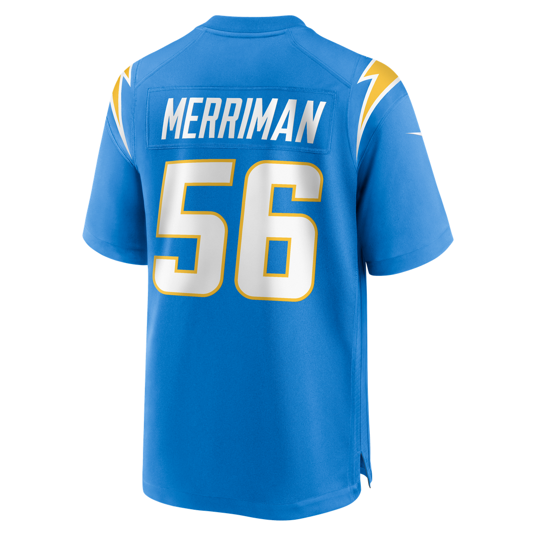 Los Angeles Chargers Shawne Merriman Powder Blue Game Retired Player Jersey