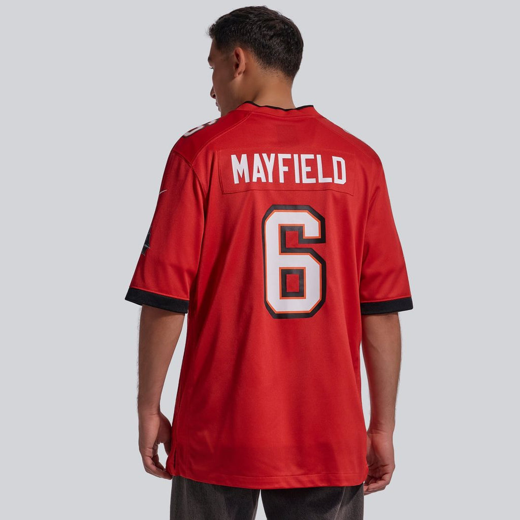 Tampa Bay Buccaneers Baker Mayfield Pewter Alternate Game Player Jersey