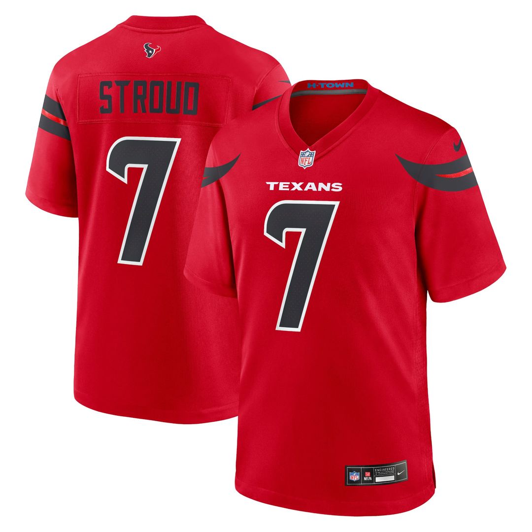 Houston Texans C.J. Stroud Navy Game Jersey