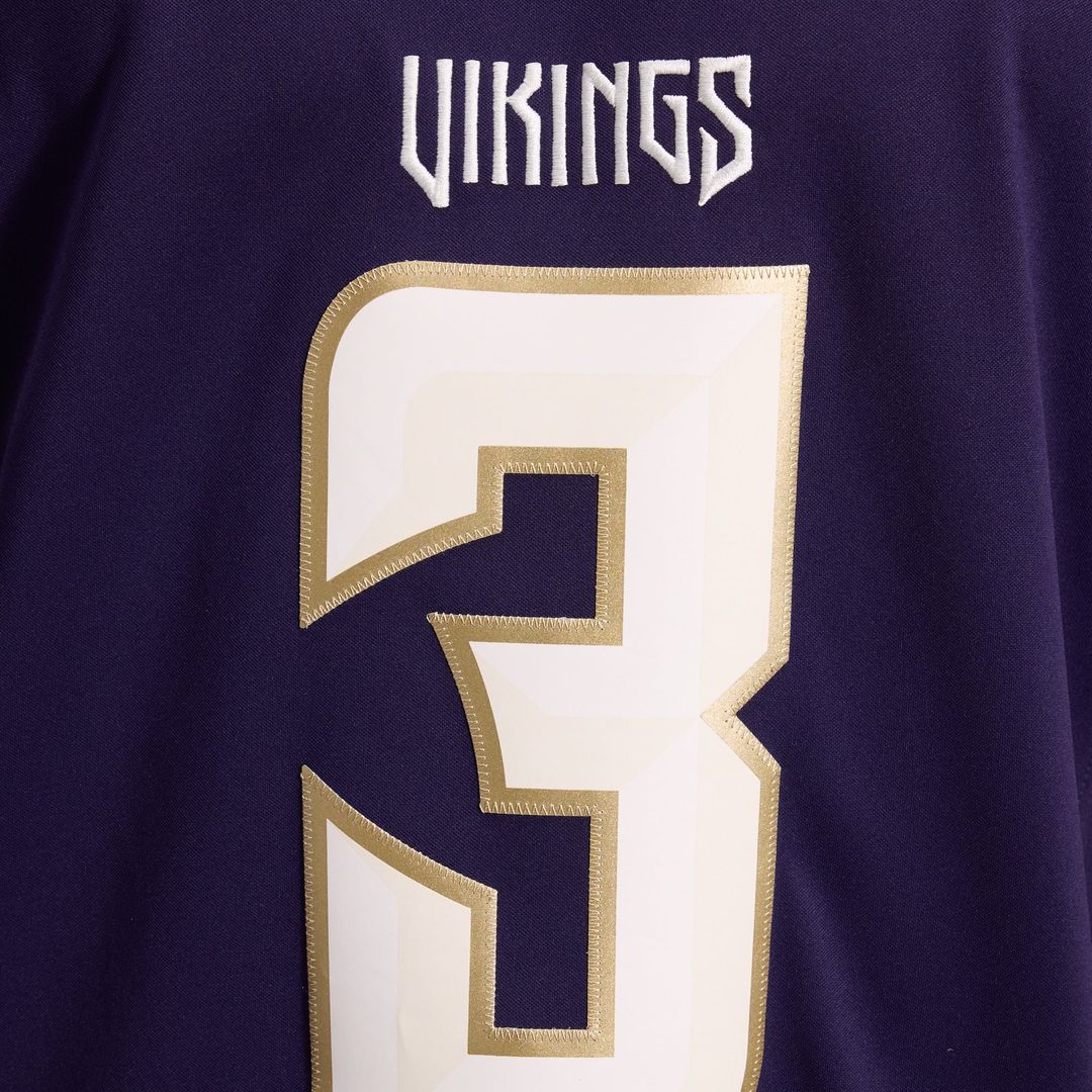 Minnesota Vikings Jordan Addison Purple 2026 Rivalries Collection Stitched Limited Jersey