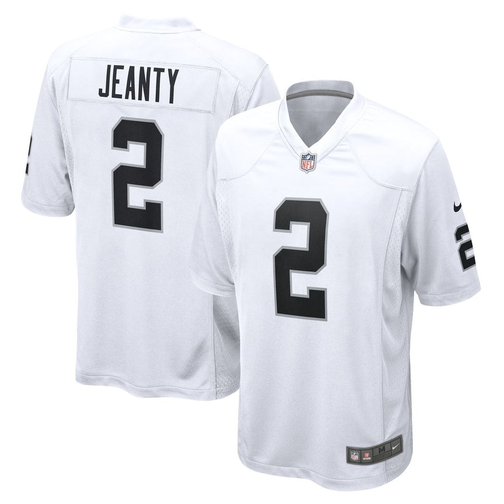 Las Vegas Raiders Ashton Jeanty White Game Jersey