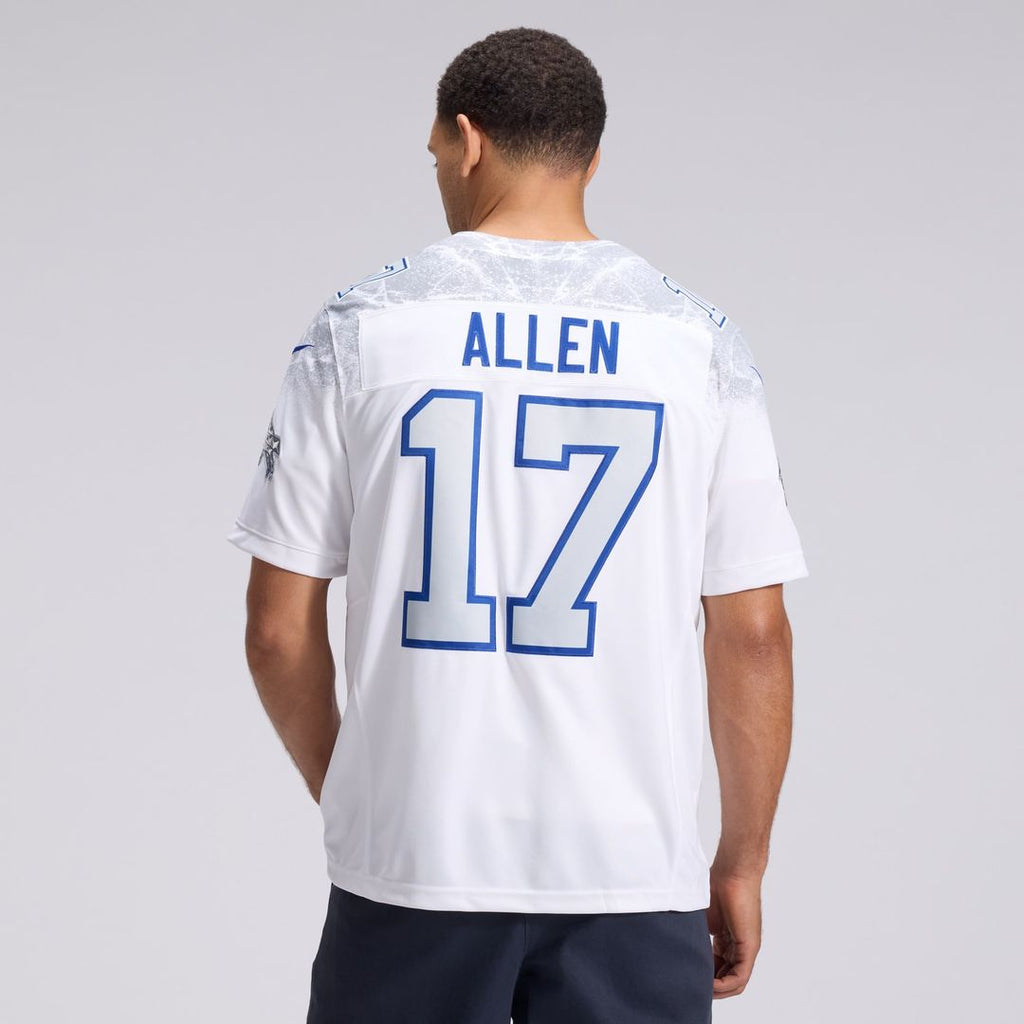 Buffalo Bills Josh Allen White Rivalries Collection Stitched Limited Jersey