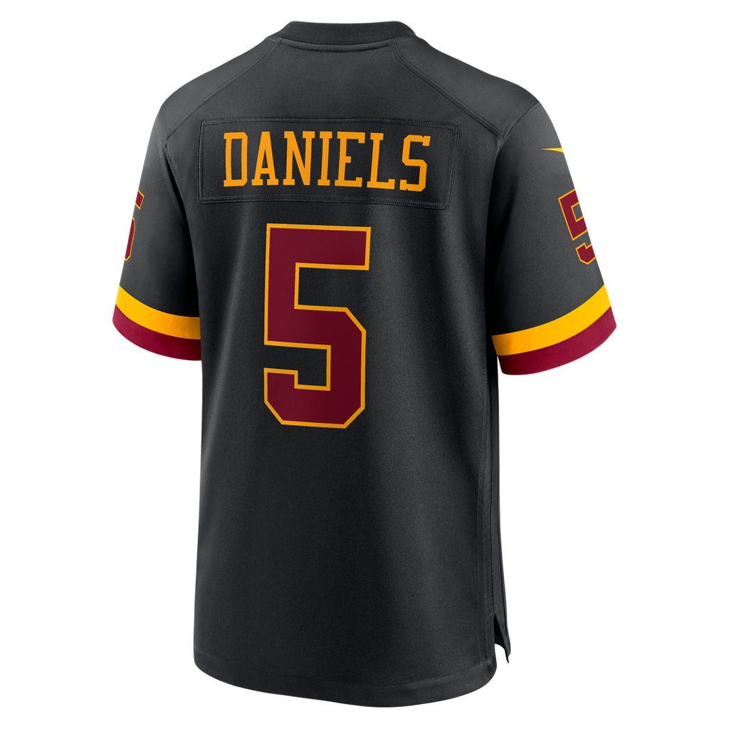 Washington Commanders Jayden Daniels White Game Super Bowl Era Jersey