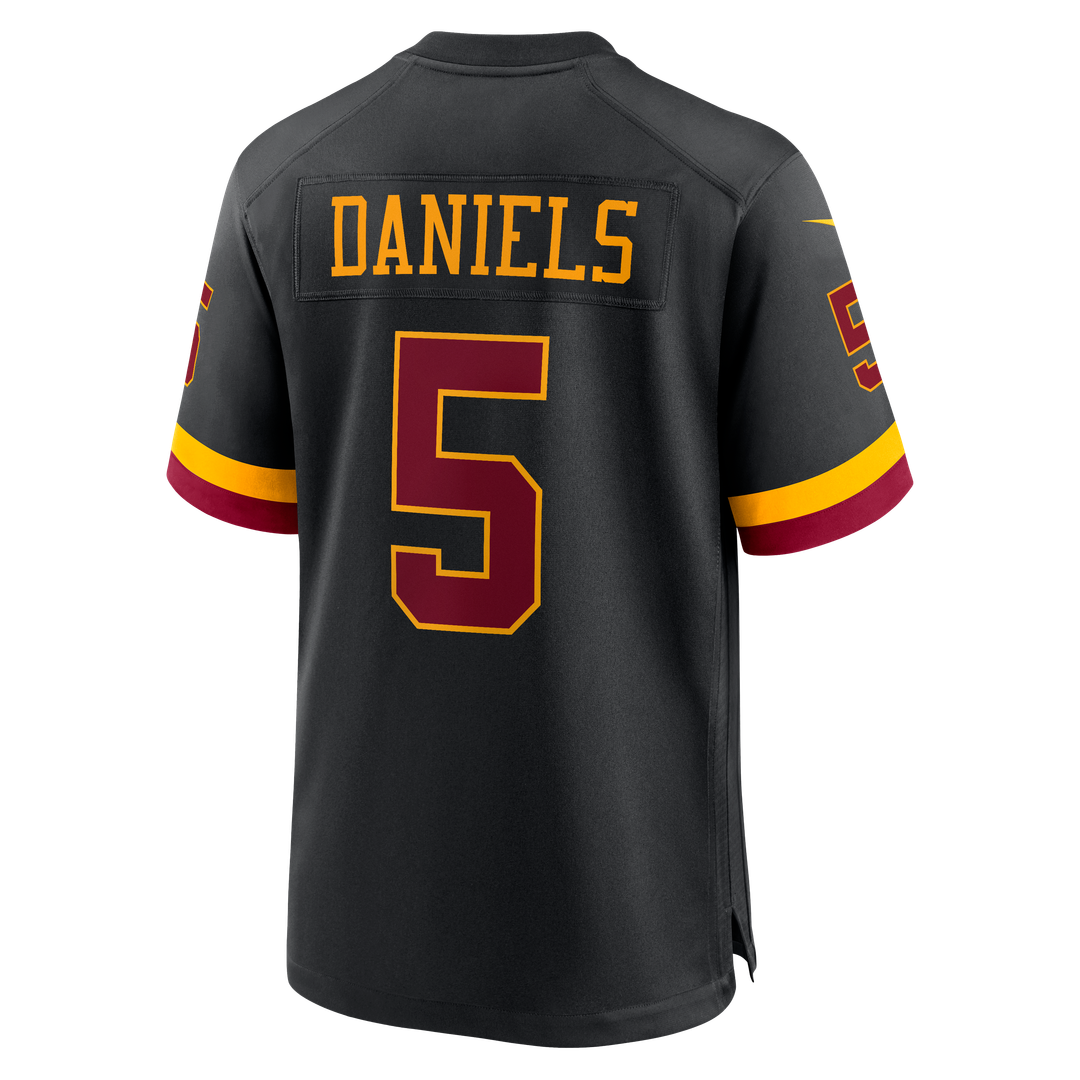 Washington Commanders Jayden Daniels White Game Super Bowl Era Jersey