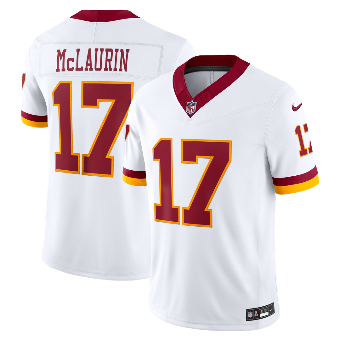 Washington Commanders Terry McLaurin White Vapor F.U.S.E. Stitched Limited Jersey