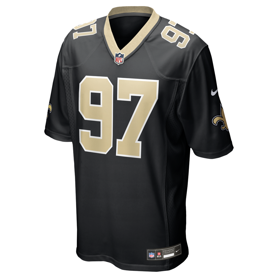 New Orleans Saints Khristian Boyd Black Game Jersey