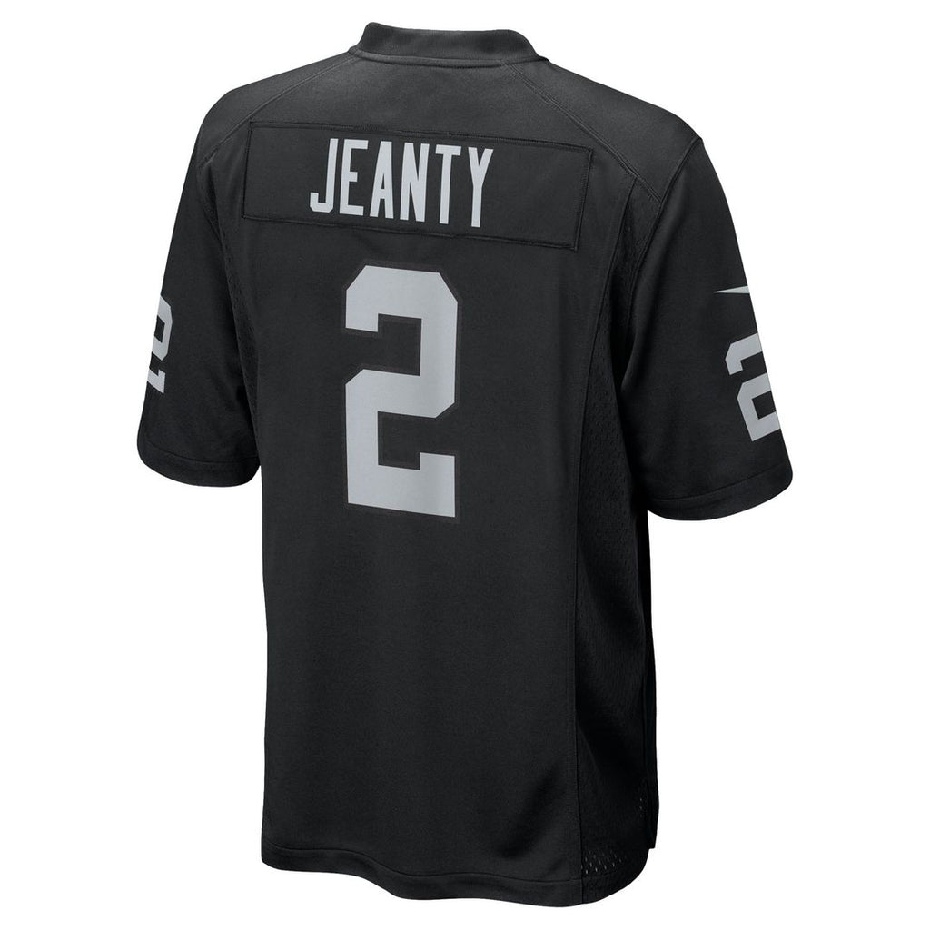 Las Vegas Raiders Ashton Jeanty Black Team Game Jersey