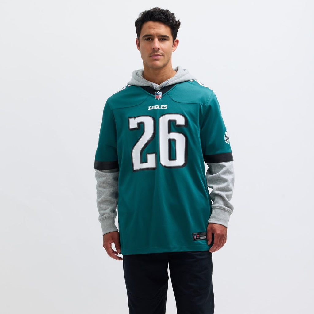 Philadelphia Eagles Saquon Barkley Black Alternate Game Jersey