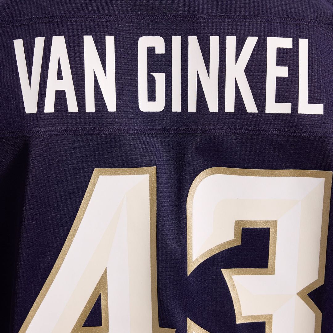 Minnesota Vikings Andrew Van Ginkel Purple 2026 Rivalries Collection Game Jersey